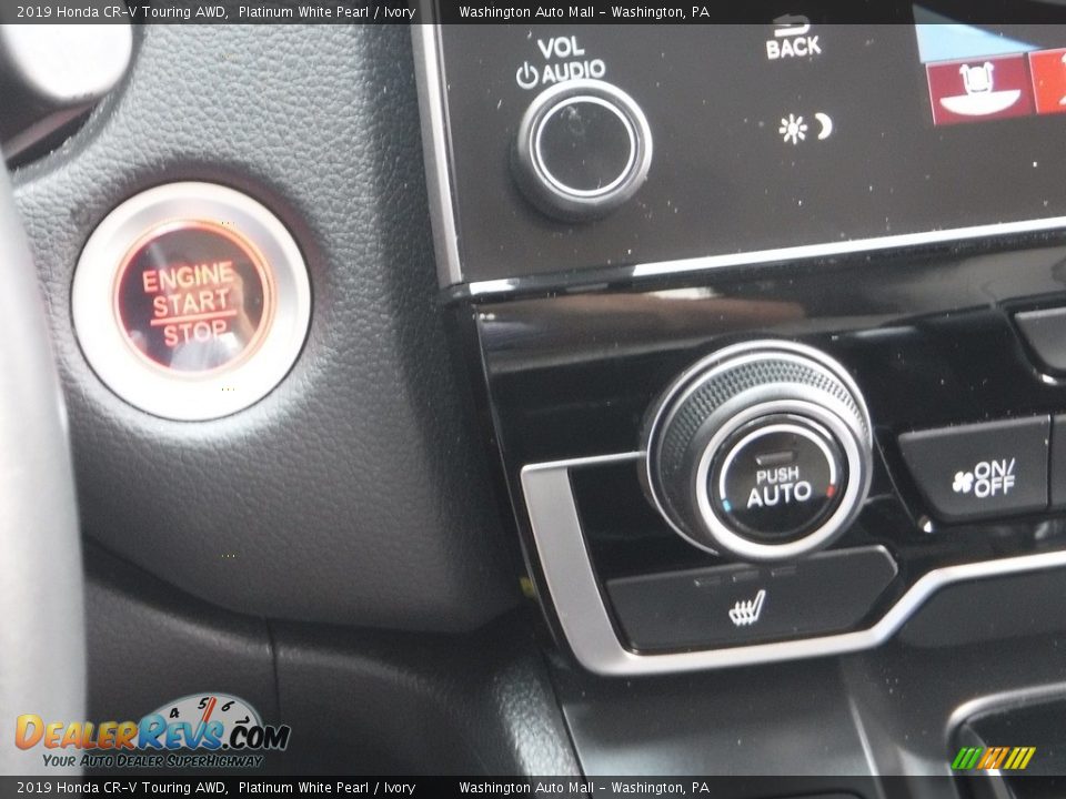 2019 Honda CR-V Touring AWD Platinum White Pearl / Ivory Photo #23