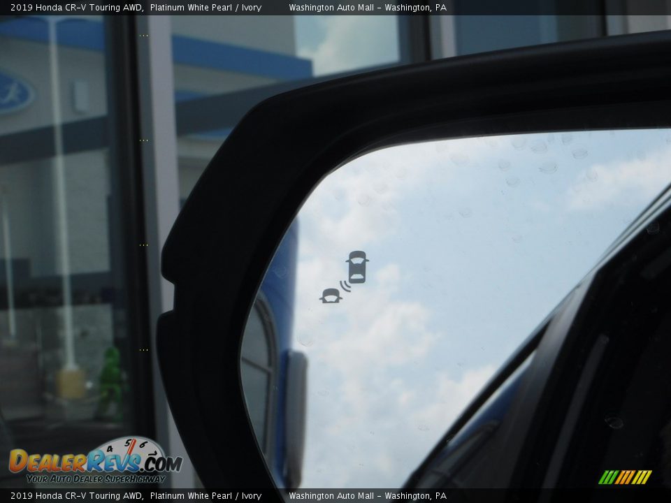 2019 Honda CR-V Touring AWD Platinum White Pearl / Ivory Photo #27