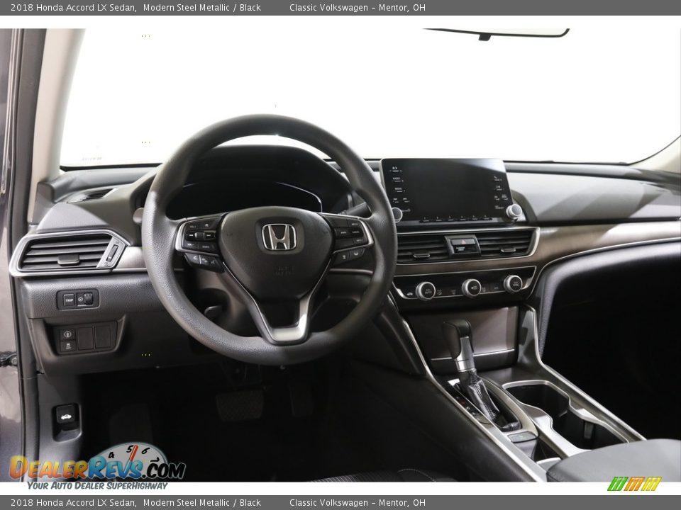 2018 Honda Accord LX Sedan Modern Steel Metallic / Black Photo #6