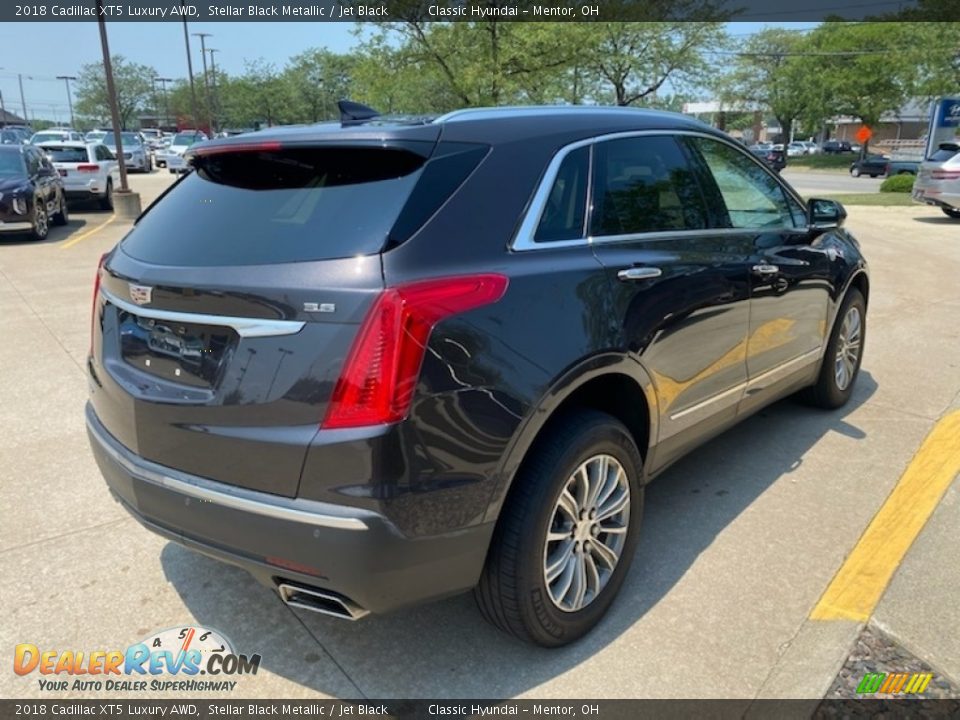 2018 Cadillac XT5 Luxury AWD Stellar Black Metallic / Jet Black Photo #2
