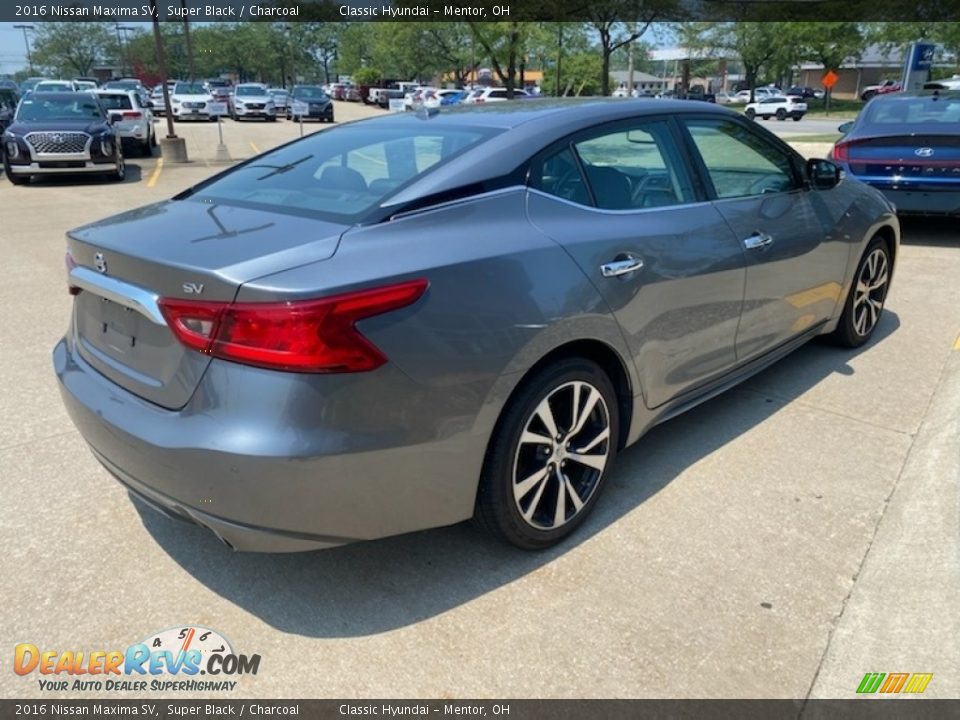 2016 Nissan Maxima SV Super Black / Charcoal Photo #2