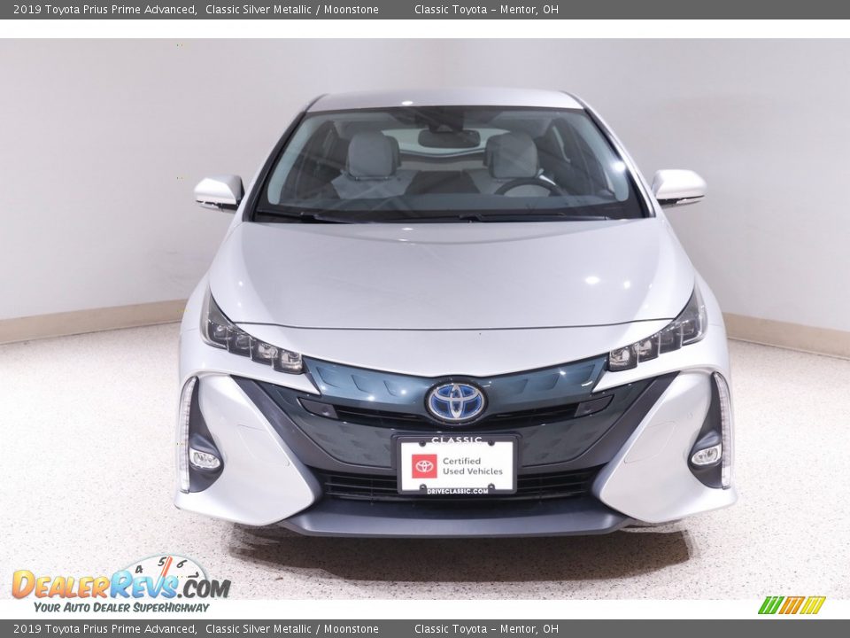 2019 Toyota Prius Prime Advanced Classic Silver Metallic / Moonstone Photo #2