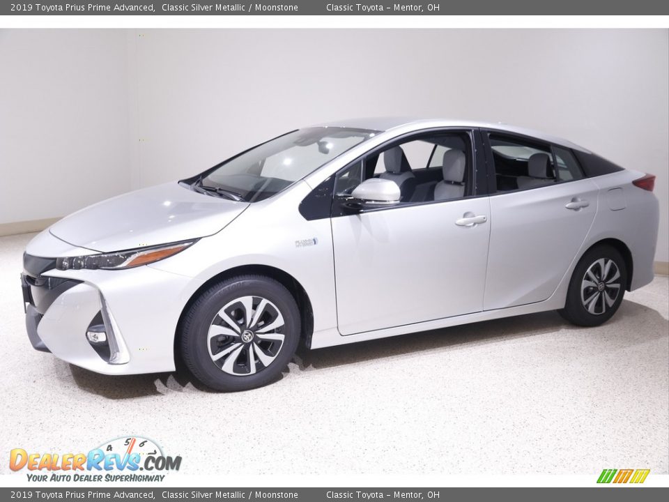 2019 Toyota Prius Prime Advanced Classic Silver Metallic / Moonstone Photo #3