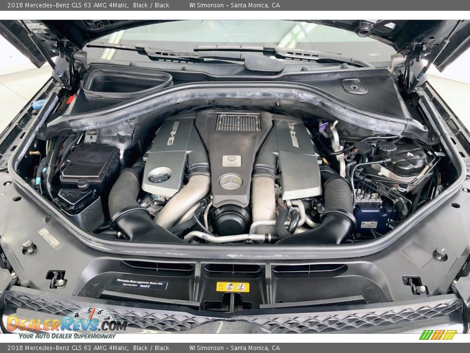 2018 Mercedes-Benz GLS 63 AMG 4Matic 5.5 Liter AMG biturbo DOHC 32-Valve VVT V8 Engine Photo #9