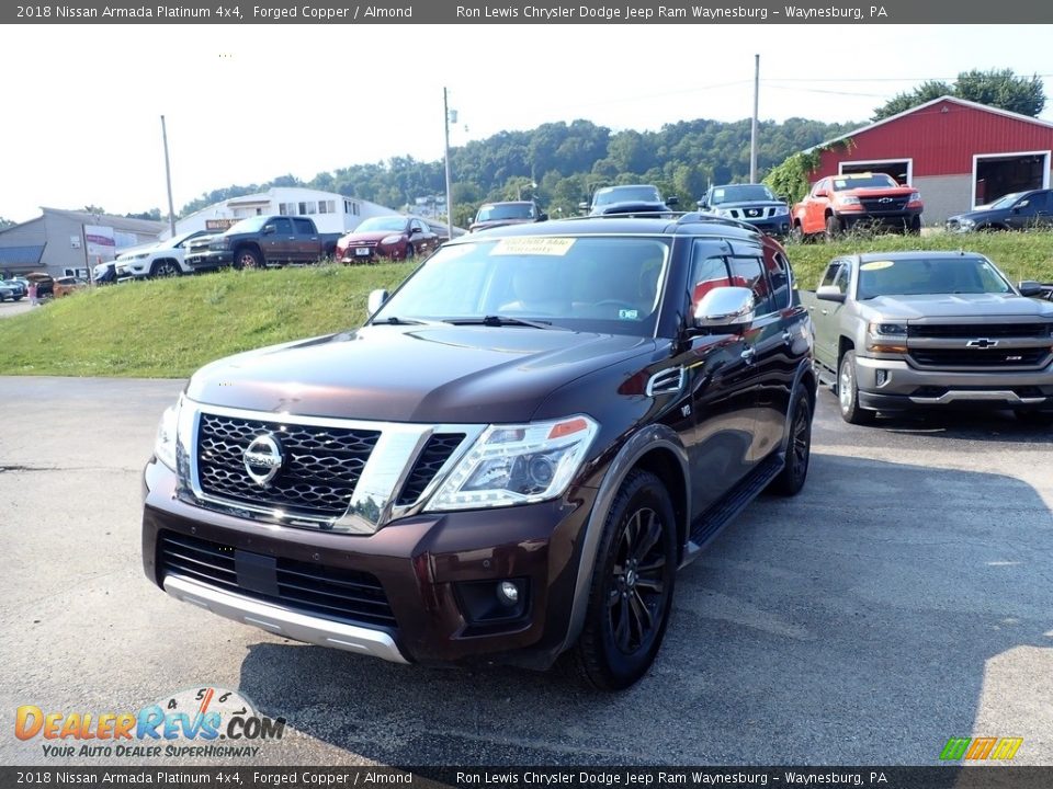 2018 Nissan Armada Platinum 4x4 Forged Copper / Almond Photo #1