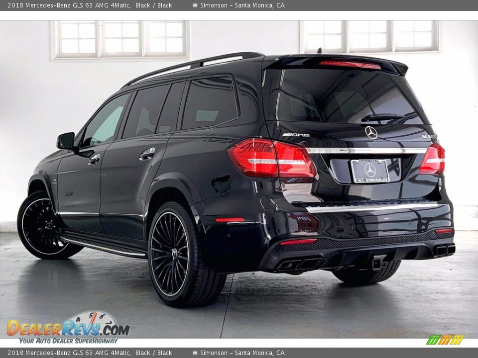 2018 Mercedes-Benz GLS 63 AMG 4Matic Black / Black Photo #10