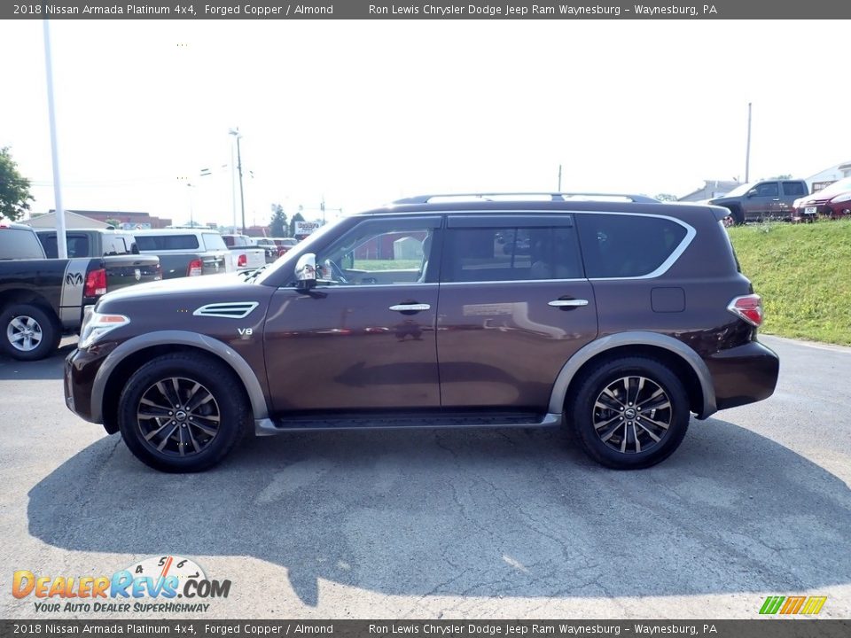 2018 Nissan Armada Platinum 4x4 Forged Copper / Almond Photo #2