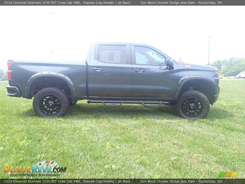 2019 Chevrolet Silverado 1500 RST Crew Cab 4WD Shadow Gray Metallic / Jet Black Photo #10