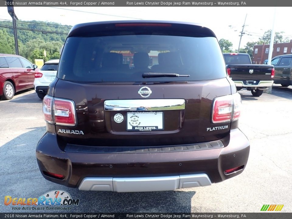 2018 Nissan Armada Platinum 4x4 Forged Copper / Almond Photo #4