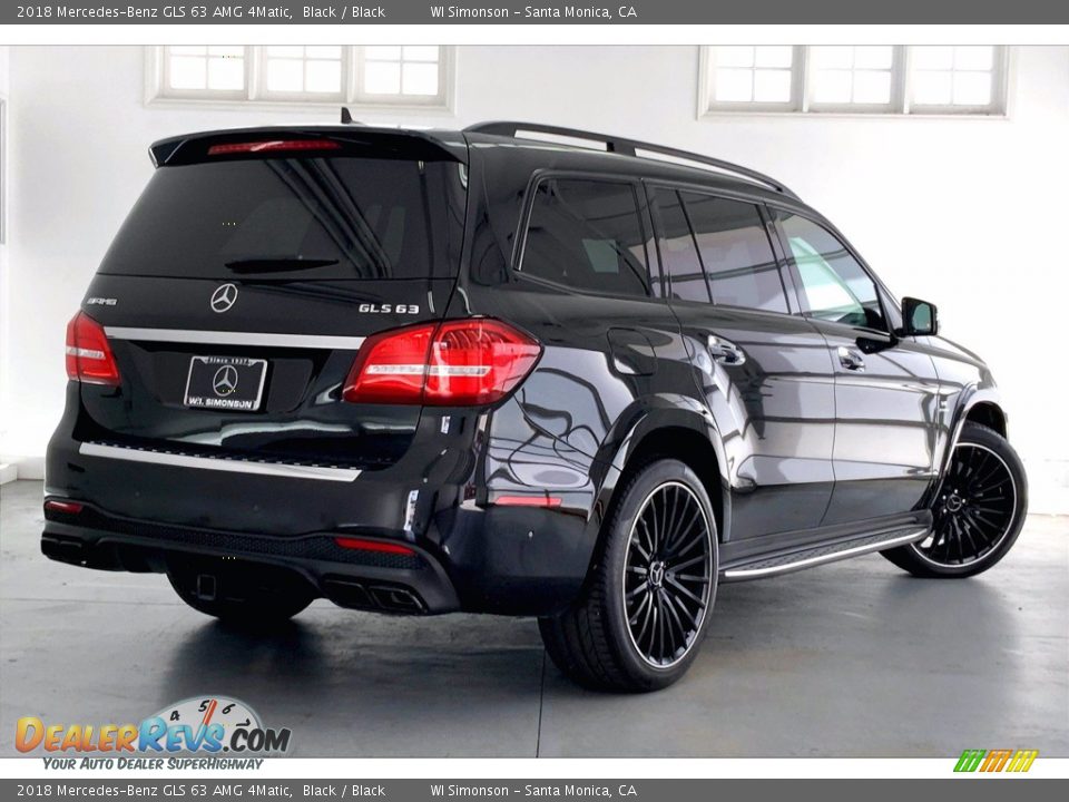 2018 Mercedes-Benz GLS 63 AMG 4Matic Black / Black Photo #13