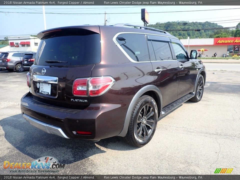 2018 Nissan Armada Platinum 4x4 Forged Copper / Almond Photo #5