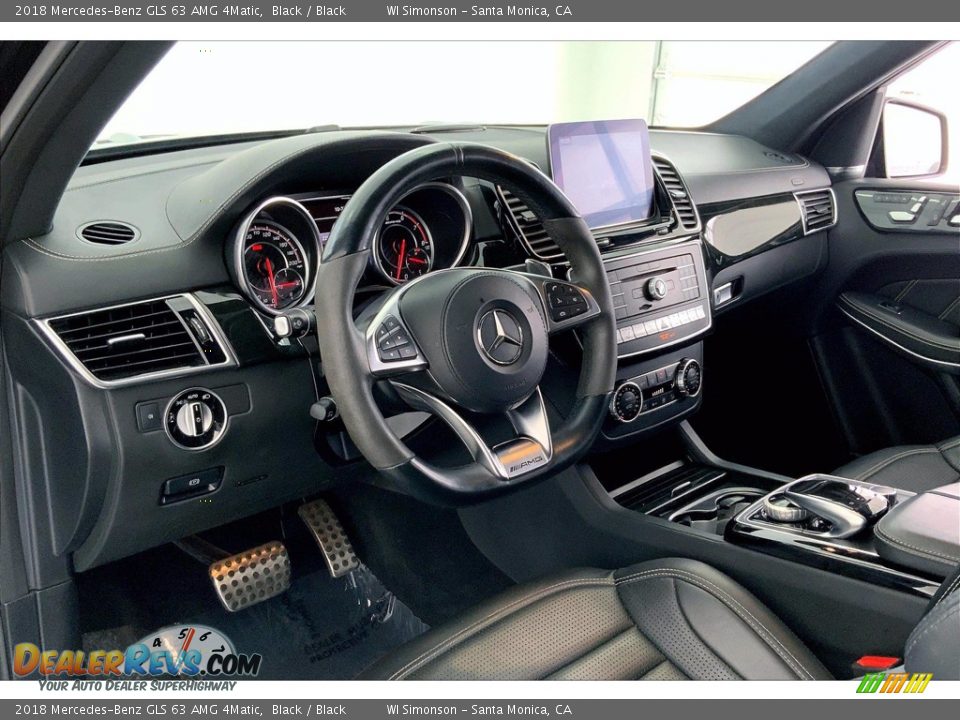 Black Interior - 2018 Mercedes-Benz GLS 63 AMG 4Matic Photo #14