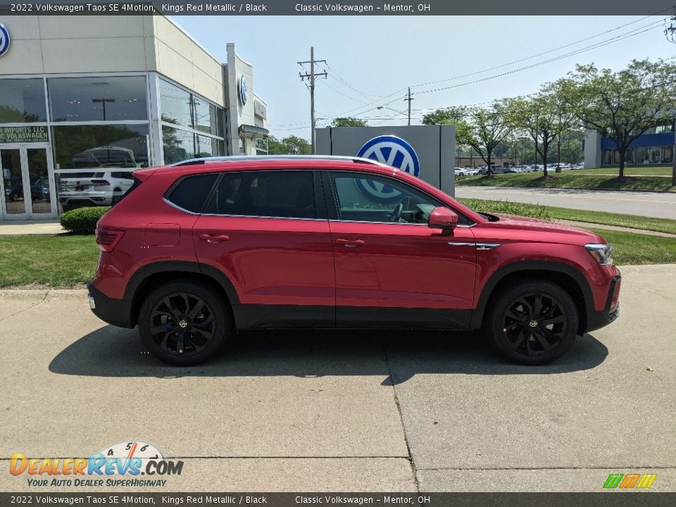 Kings Red Metallic 2022 Volkswagen Taos SE 4Motion Photo #2
