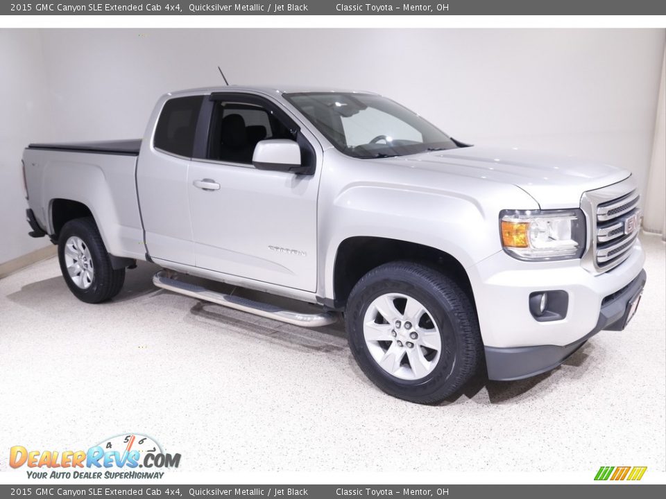 Quicksilver Metallic 2015 GMC Canyon SLE Extended Cab 4x4 Photo #1