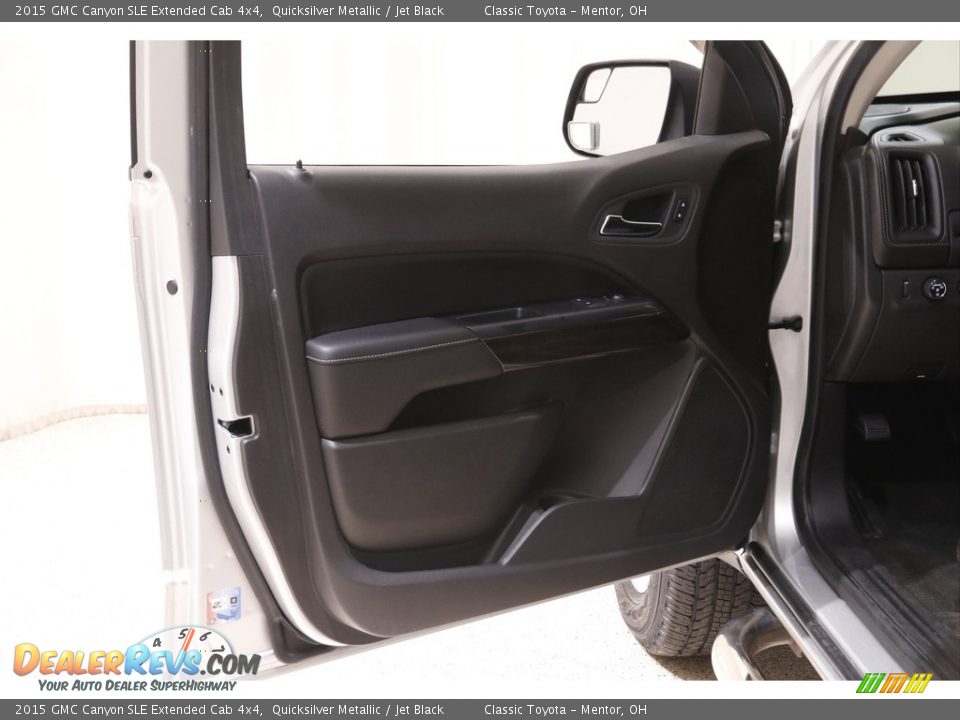 2015 GMC Canyon SLE Extended Cab 4x4 Quicksilver Metallic / Jet Black Photo #4