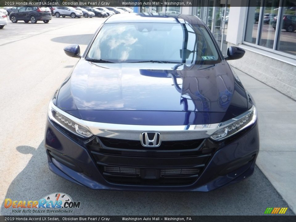 2019 Honda Accord LX Sedan Obsidian Blue Pearl / Gray Photo #4