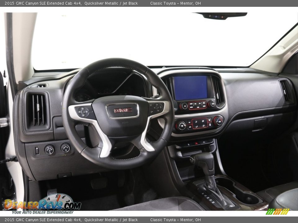 Dashboard of 2015 GMC Canyon SLE Extended Cab 4x4 Photo #7