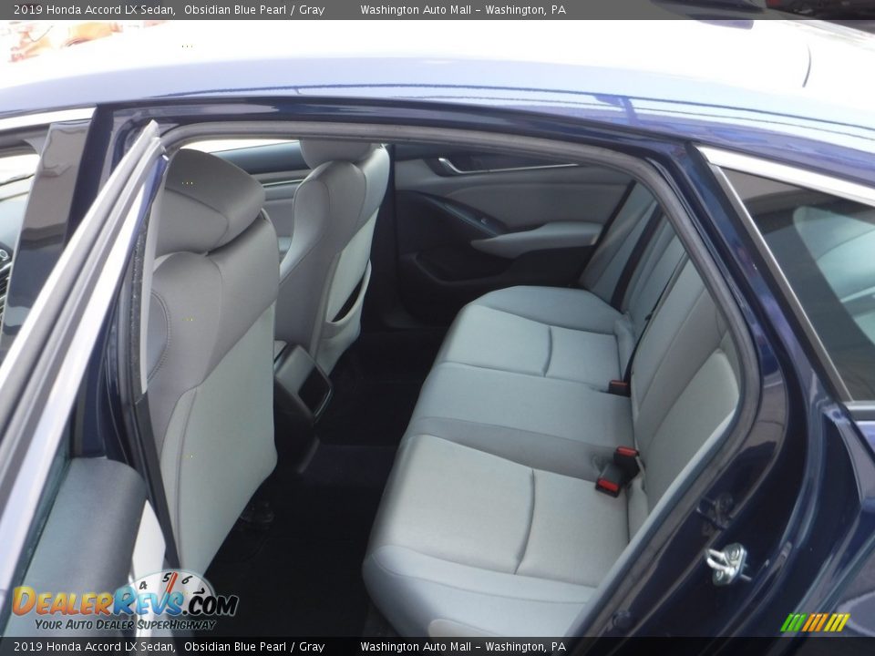 2019 Honda Accord LX Sedan Obsidian Blue Pearl / Gray Photo #24