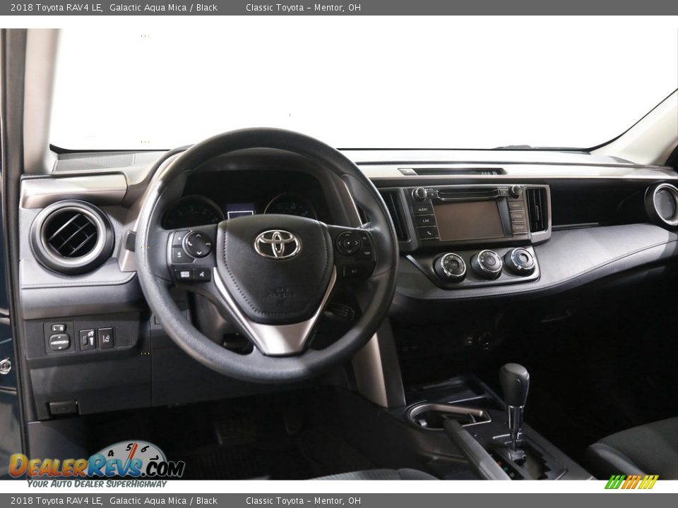 2018 Toyota RAV4 LE Galactic Aqua Mica / Black Photo #6