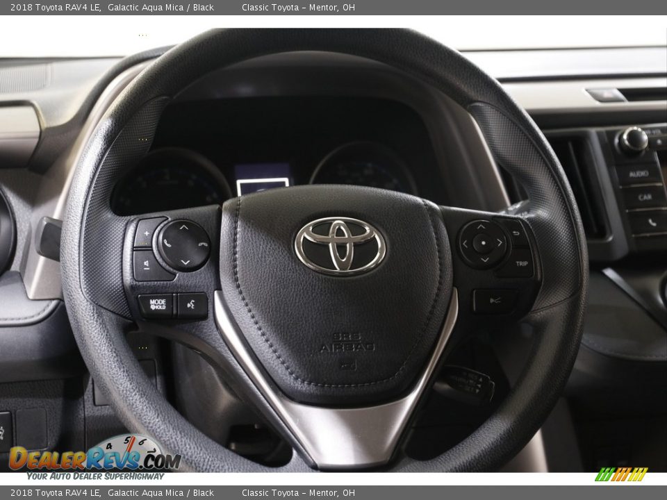 2018 Toyota RAV4 LE Galactic Aqua Mica / Black Photo #7