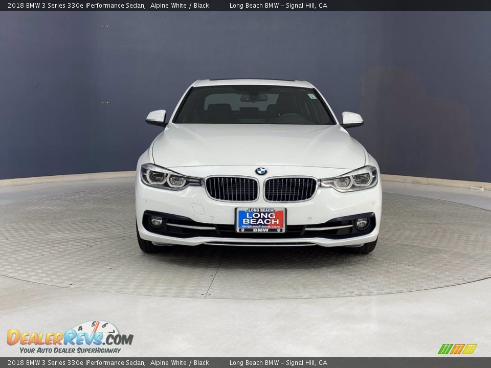 2018 BMW 3 Series 330e iPerformance Sedan Alpine White / Black Photo #2