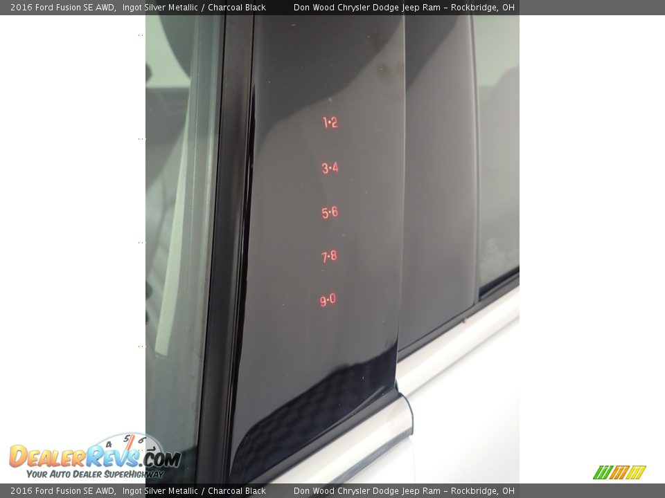 2016 Ford Fusion SE AWD Ingot Silver Metallic / Charcoal Black Photo #3