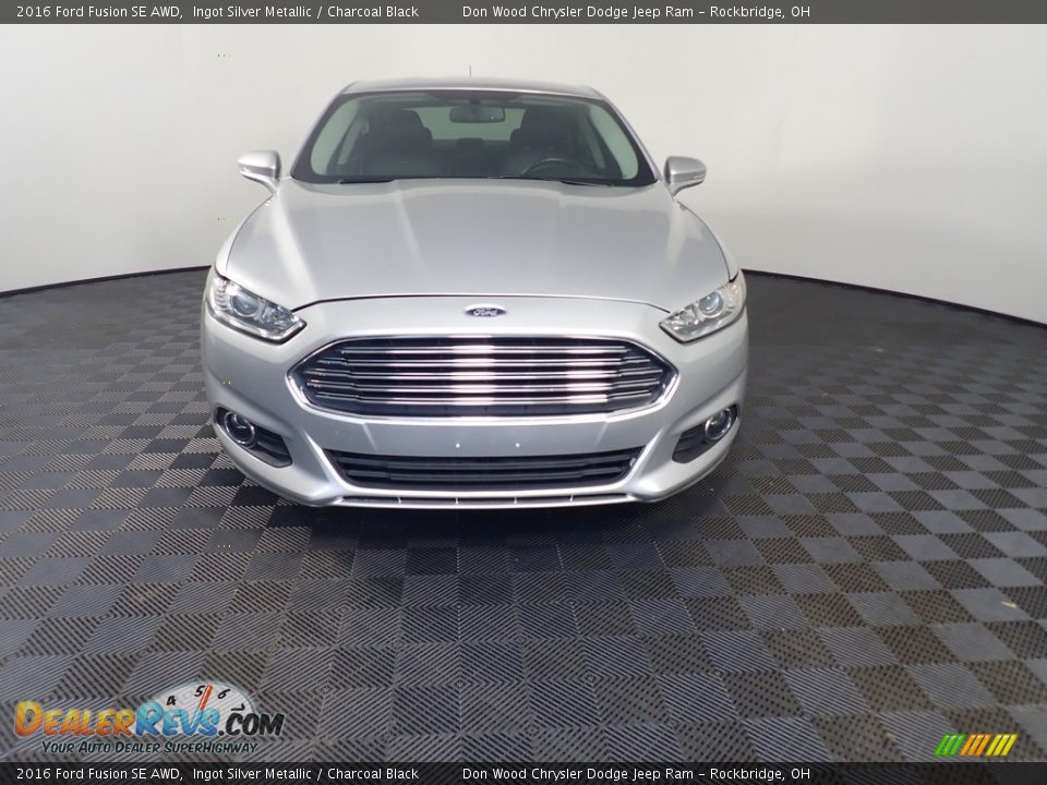 2016 Ford Fusion SE AWD Ingot Silver Metallic / Charcoal Black Photo #5