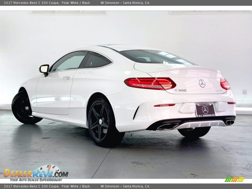 2017 Mercedes-Benz C 300 Coupe Polar White / Black Photo #10