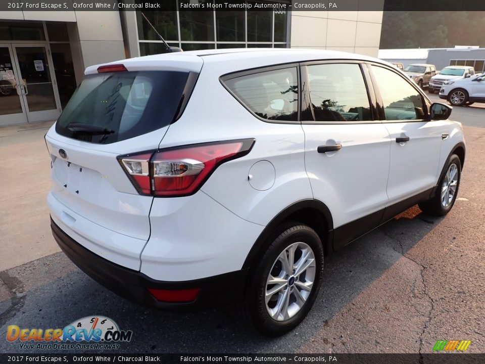 2017 Ford Escape S Oxford White / Charcoal Black Photo #2