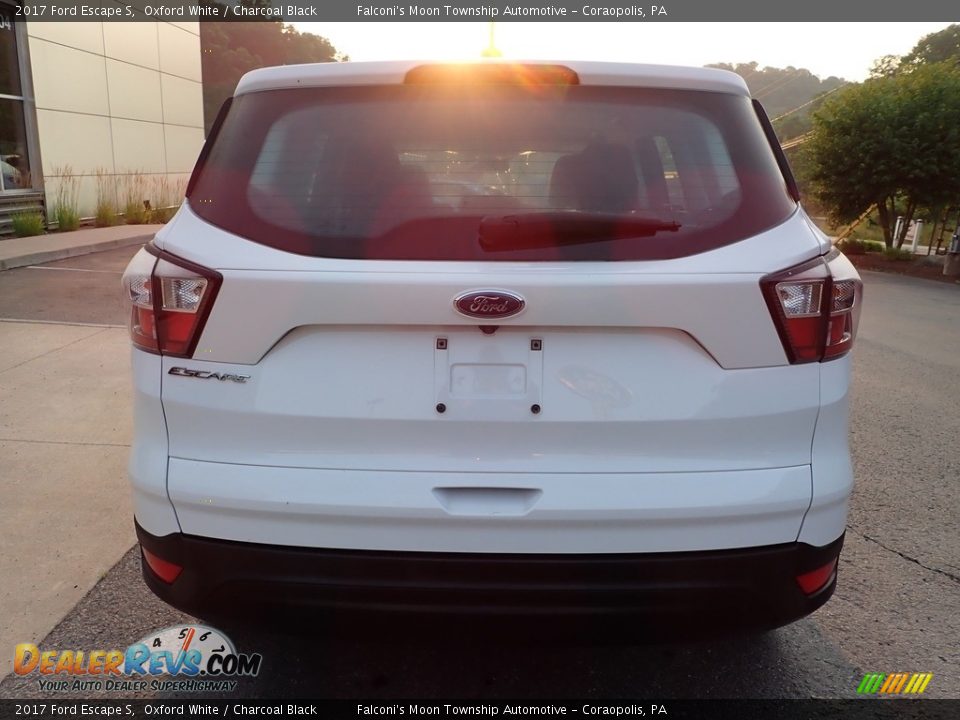 2017 Ford Escape S Oxford White / Charcoal Black Photo #3