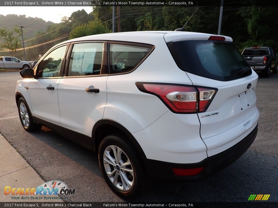 2017 Ford Escape S Oxford White / Charcoal Black Photo #5