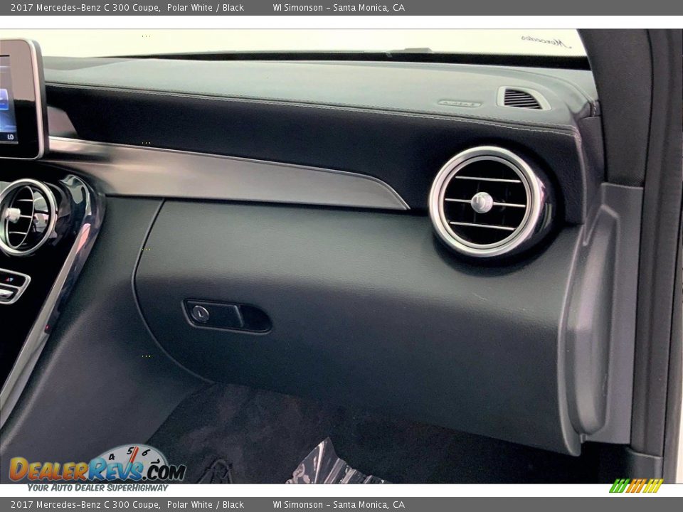 2017 Mercedes-Benz C 300 Coupe Polar White / Black Photo #16