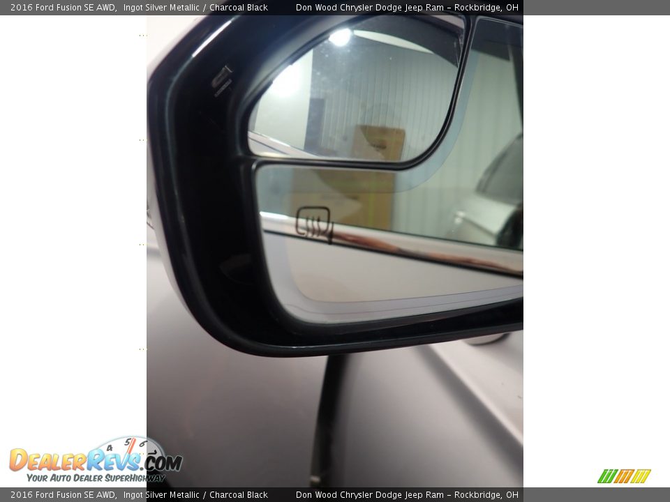 2016 Ford Fusion SE AWD Ingot Silver Metallic / Charcoal Black Photo #16
