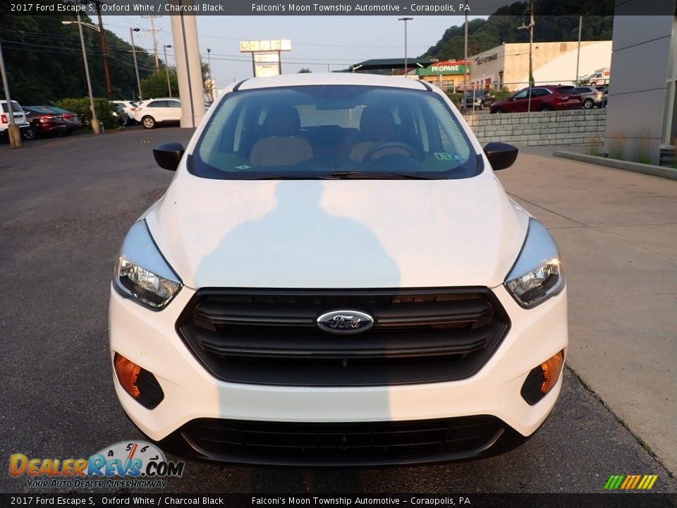 2017 Ford Escape S Oxford White / Charcoal Black Photo #8