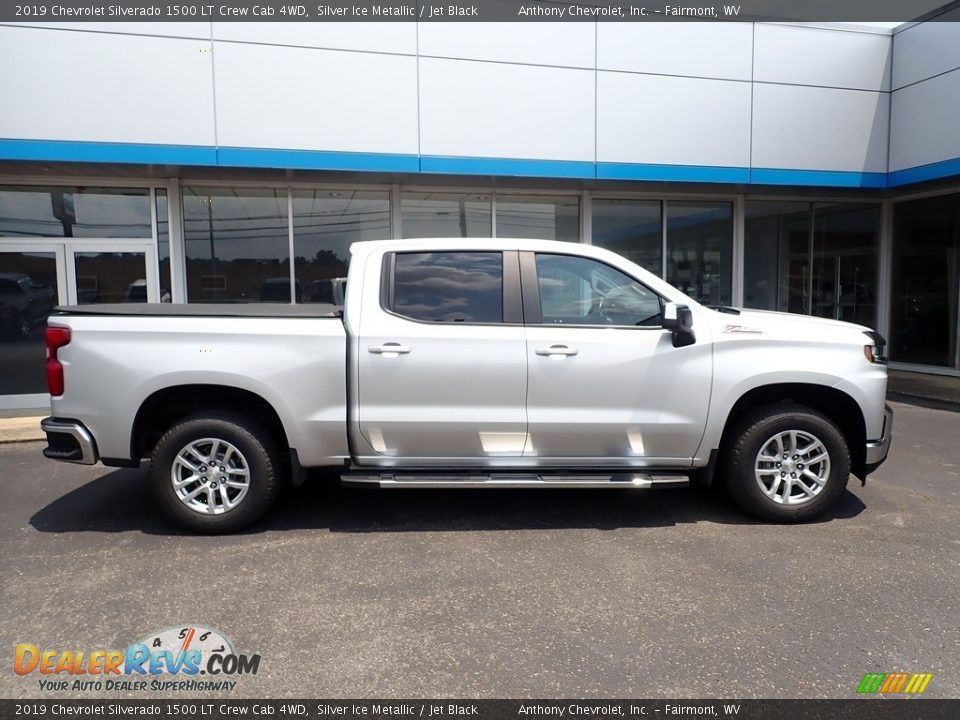 2019 Chevrolet Silverado 1500 LT Crew Cab 4WD Silver Ice Metallic / Jet Black Photo #2