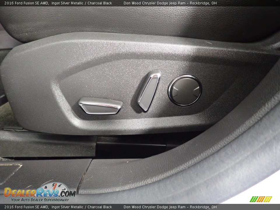 2016 Ford Fusion SE AWD Ingot Silver Metallic / Charcoal Black Photo #21