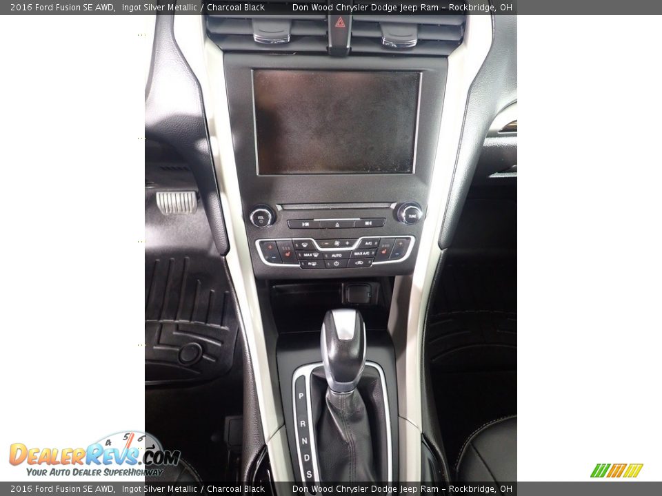 2016 Ford Fusion SE AWD Ingot Silver Metallic / Charcoal Black Photo #26