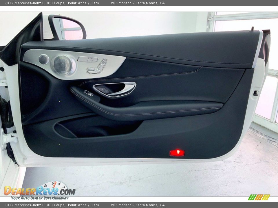 2017 Mercedes-Benz C 300 Coupe Polar White / Black Photo #27