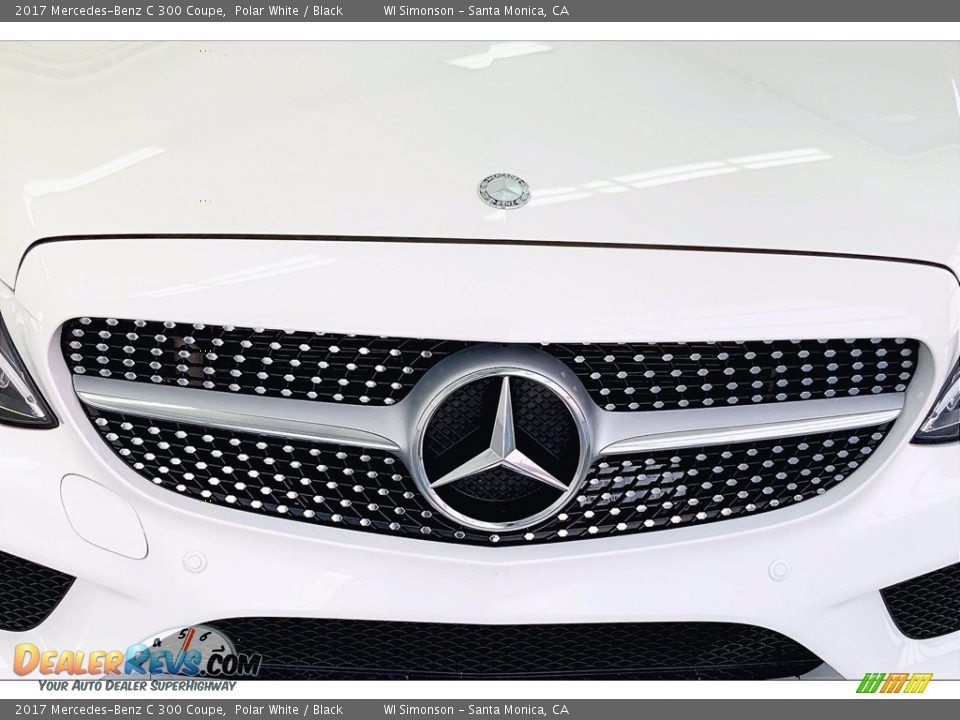 2017 Mercedes-Benz C 300 Coupe Polar White / Black Photo #30