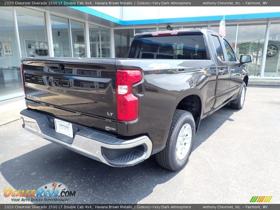 2020 Chevrolet Silverado 1500 LT Double Cab 4x4 Havana Brown Metallic / Gideon/­Very Dark Atmosphere Photo #3