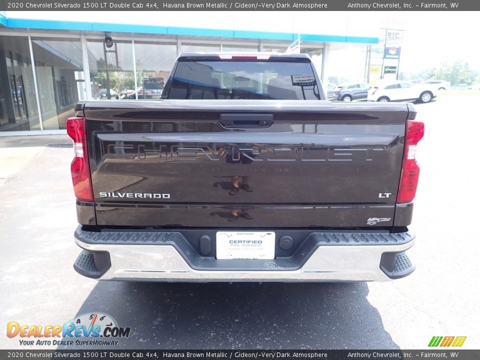 2020 Chevrolet Silverado 1500 LT Double Cab 4x4 Havana Brown Metallic / Gideon/­Very Dark Atmosphere Photo #4