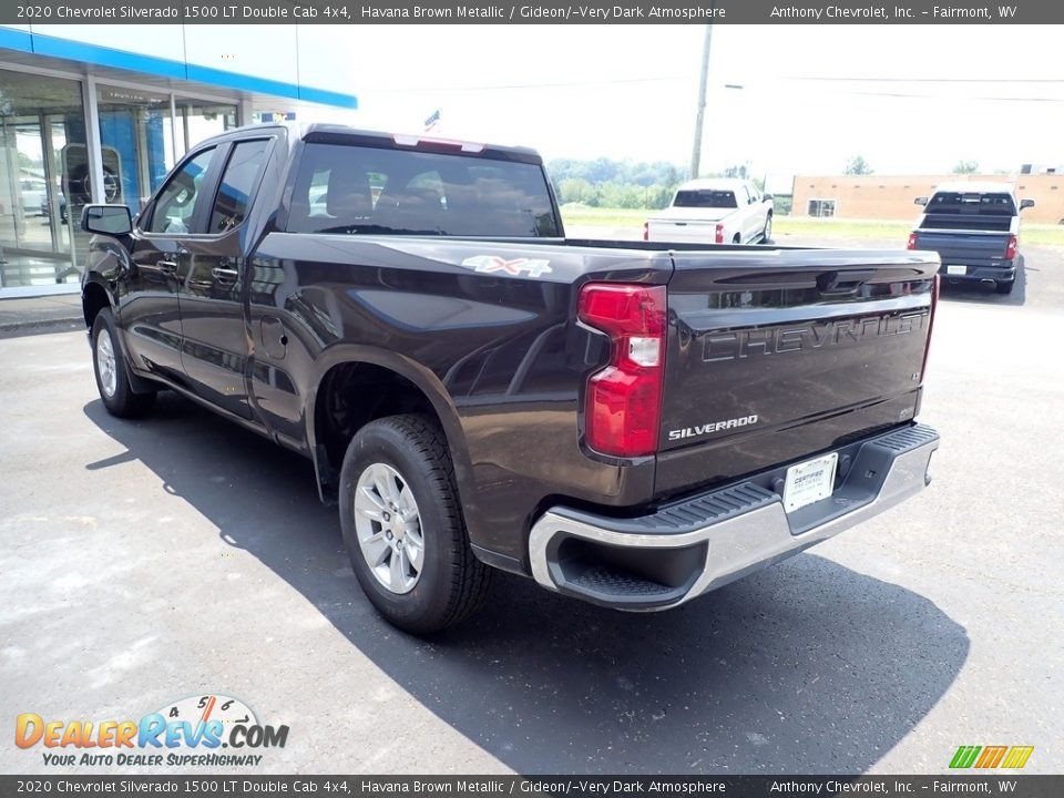 2020 Chevrolet Silverado 1500 LT Double Cab 4x4 Havana Brown Metallic / Gideon/­Very Dark Atmosphere Photo #5