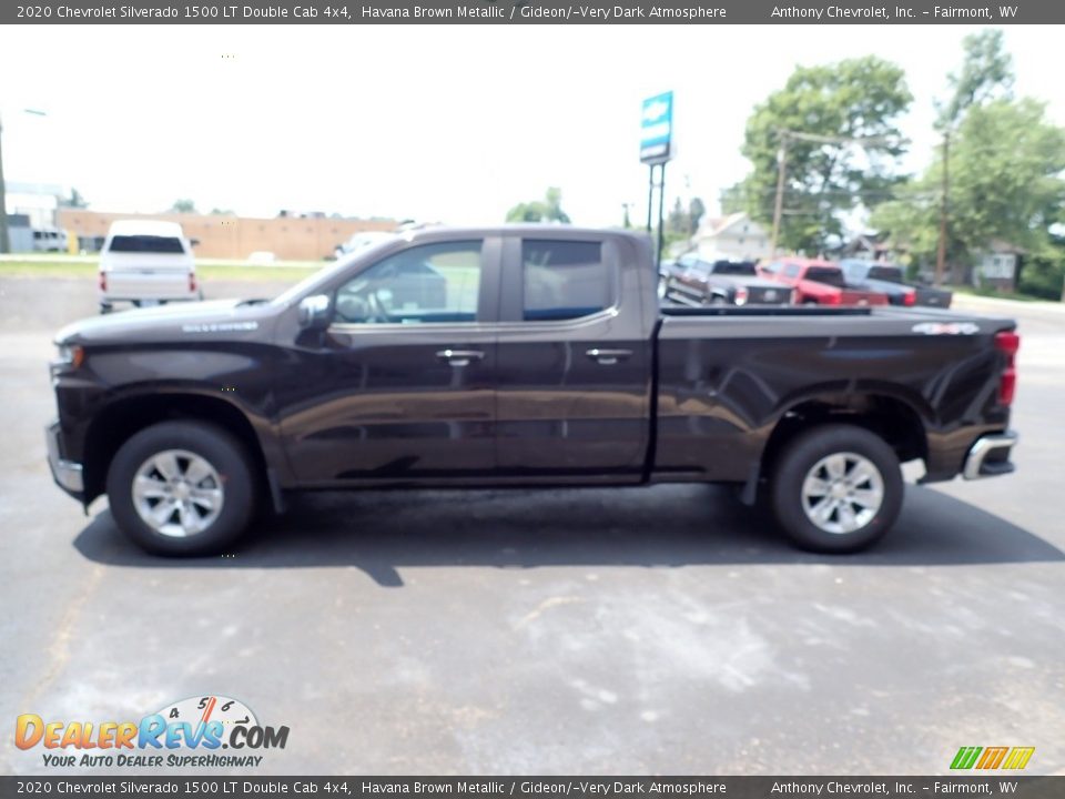 2020 Chevrolet Silverado 1500 LT Double Cab 4x4 Havana Brown Metallic / Gideon/­Very Dark Atmosphere Photo #6