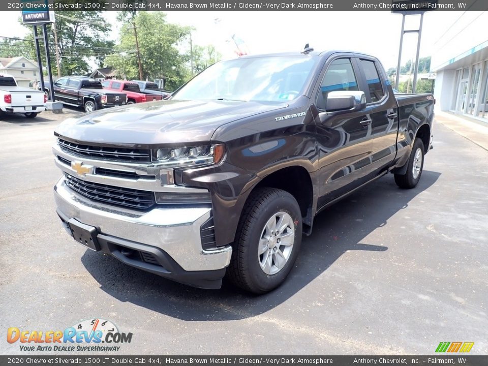 2020 Chevrolet Silverado 1500 LT Double Cab 4x4 Havana Brown Metallic / Gideon/­Very Dark Atmosphere Photo #7