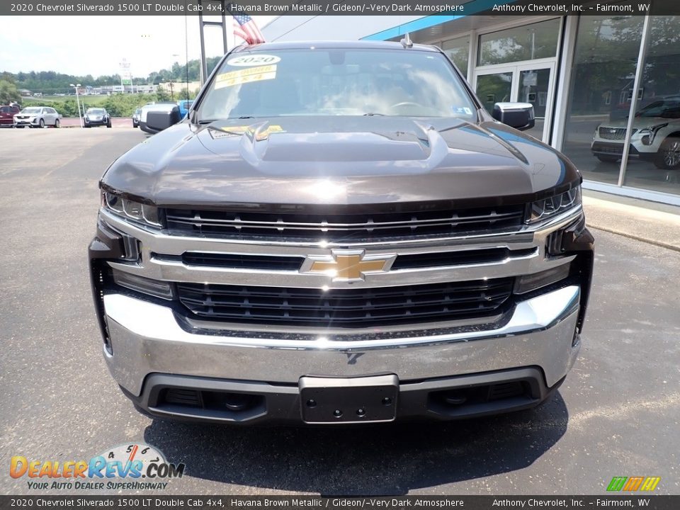 2020 Chevrolet Silverado 1500 LT Double Cab 4x4 Havana Brown Metallic / Gideon/­Very Dark Atmosphere Photo #8