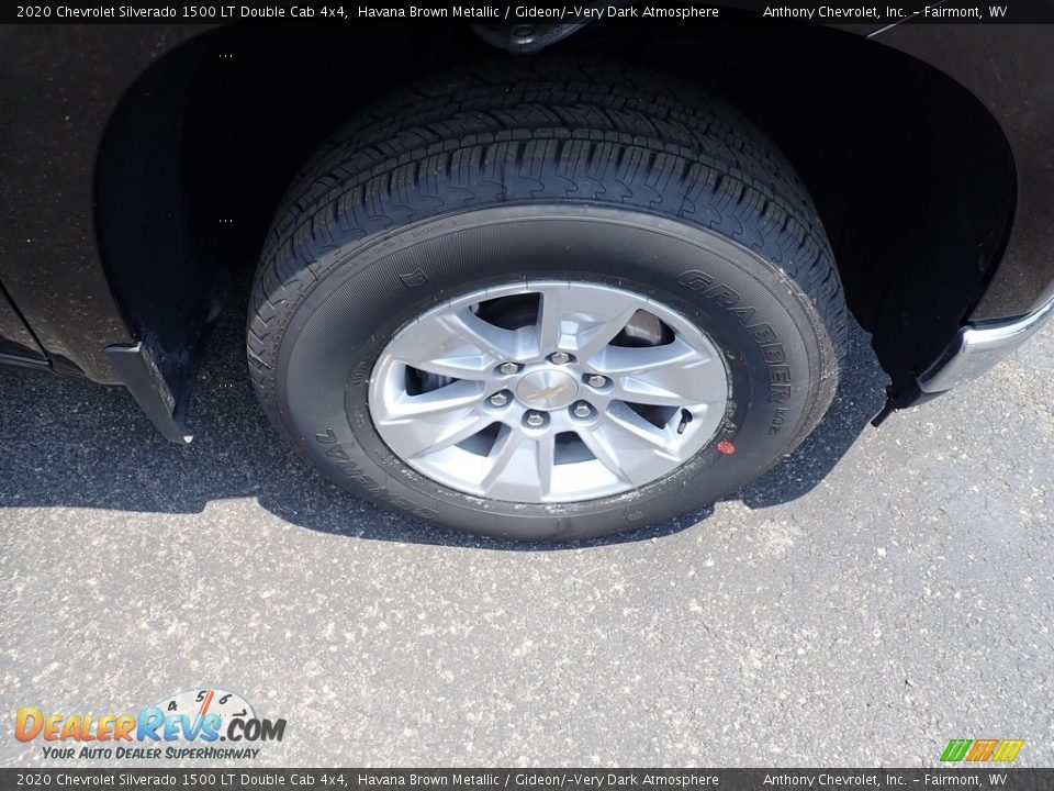 2020 Chevrolet Silverado 1500 LT Double Cab 4x4 Havana Brown Metallic / Gideon/­Very Dark Atmosphere Photo #9