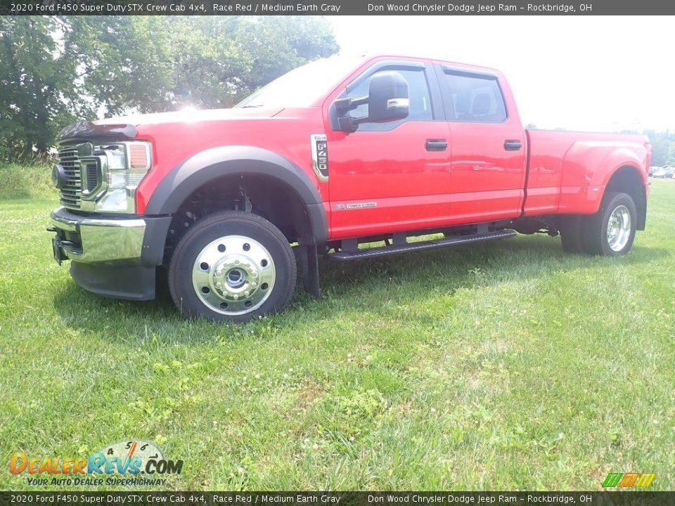 2020 Ford F450 Super Duty STX Crew Cab 4x4 Race Red / Medium Earth Gray Photo #6