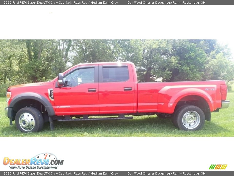 2020 Ford F450 Super Duty STX Crew Cab 4x4 Race Red / Medium Earth Gray Photo #7