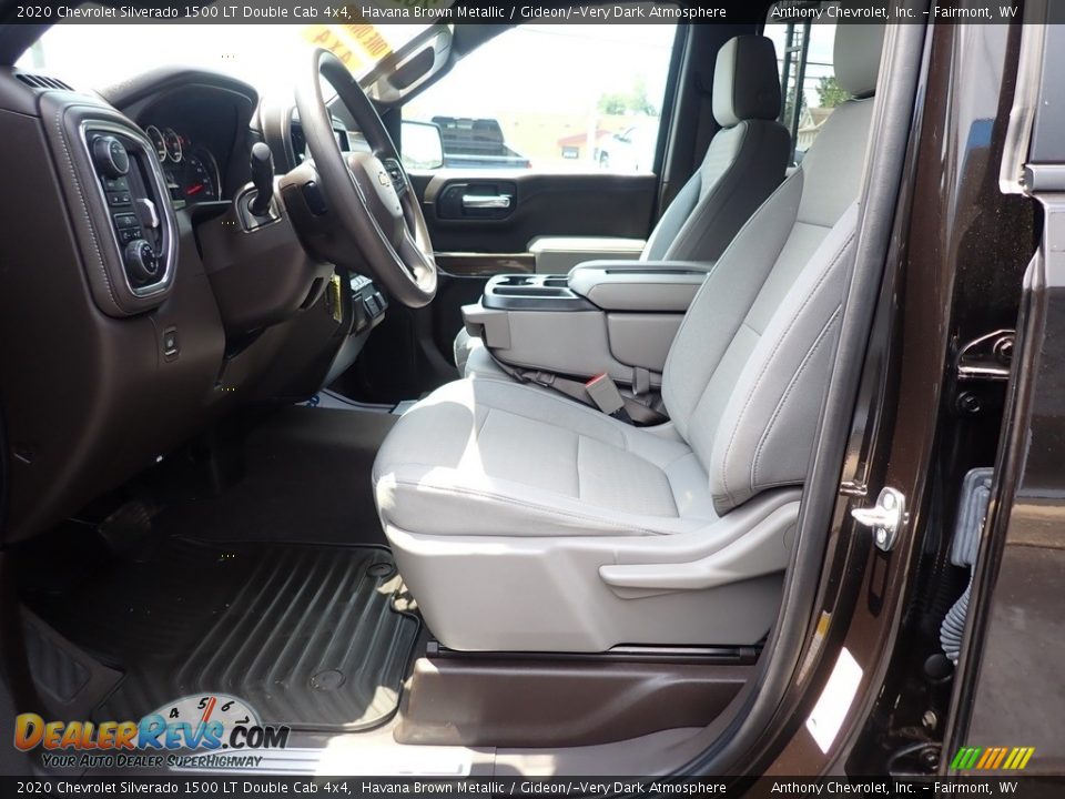 2020 Chevrolet Silverado 1500 LT Double Cab 4x4 Havana Brown Metallic / Gideon/­Very Dark Atmosphere Photo #13