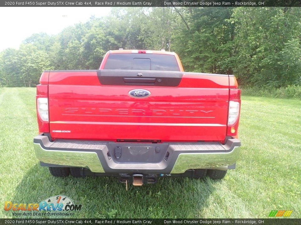 2020 Ford F450 Super Duty STX Crew Cab 4x4 Race Red / Medium Earth Gray Photo #9
